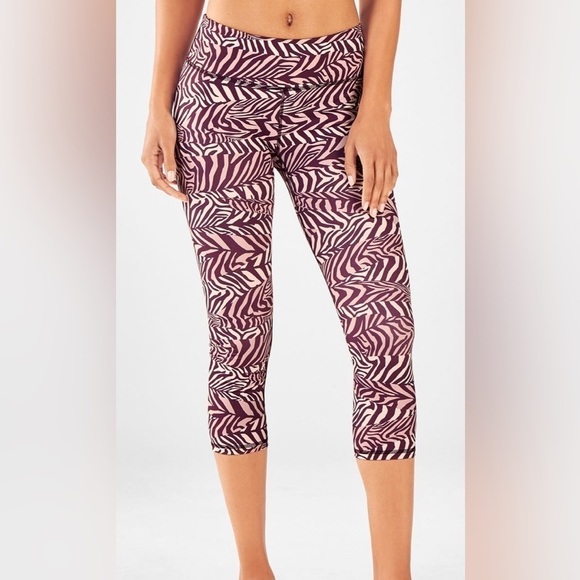 Fabletics Powerhold Crop Leggings Size Large - Picture 1 of 7